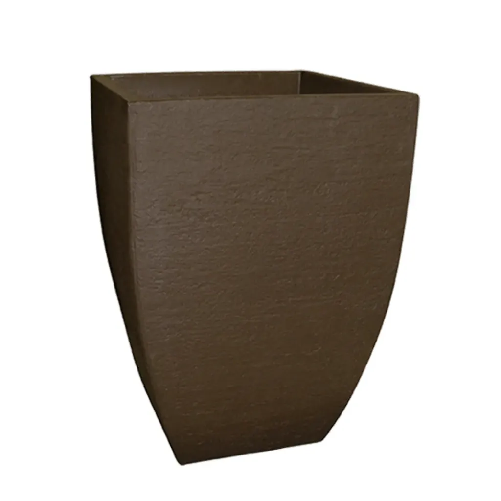 Vaso Quadrado Moderno 48 Café - JVQMK48