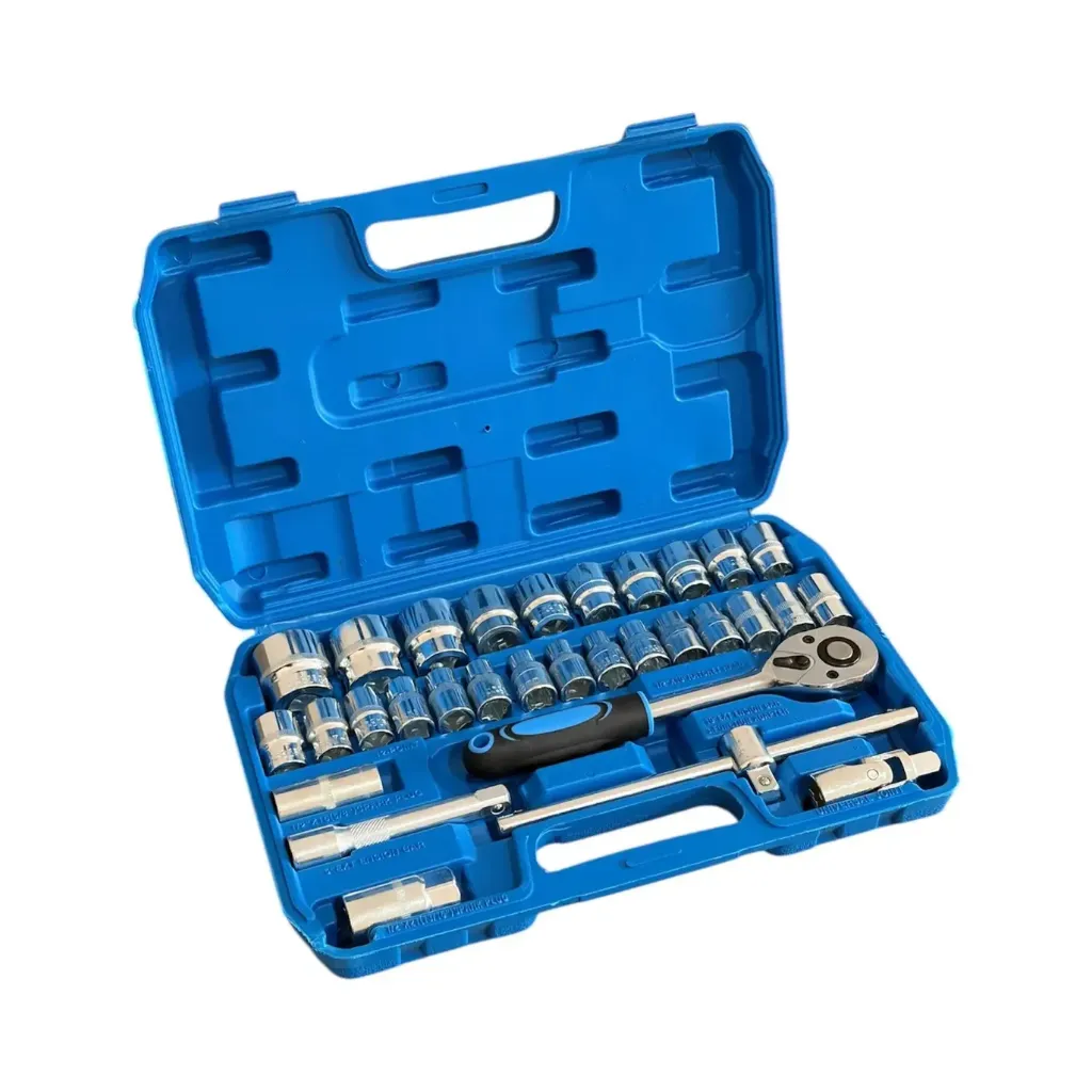 Jogo de Soquete Sextavado 1/2 32 Peças - NEW TOOLS