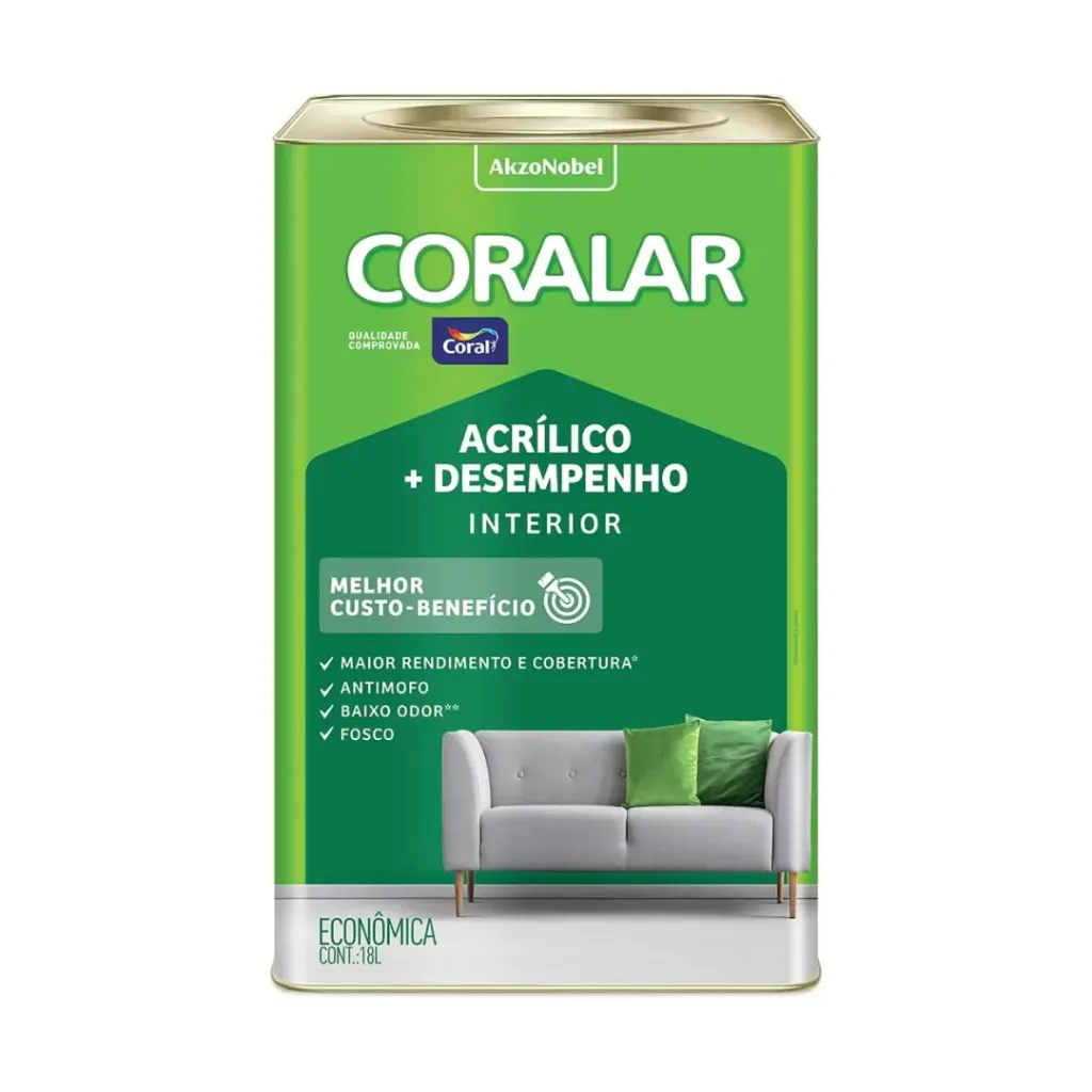 Tinta Coralar Interior 18L