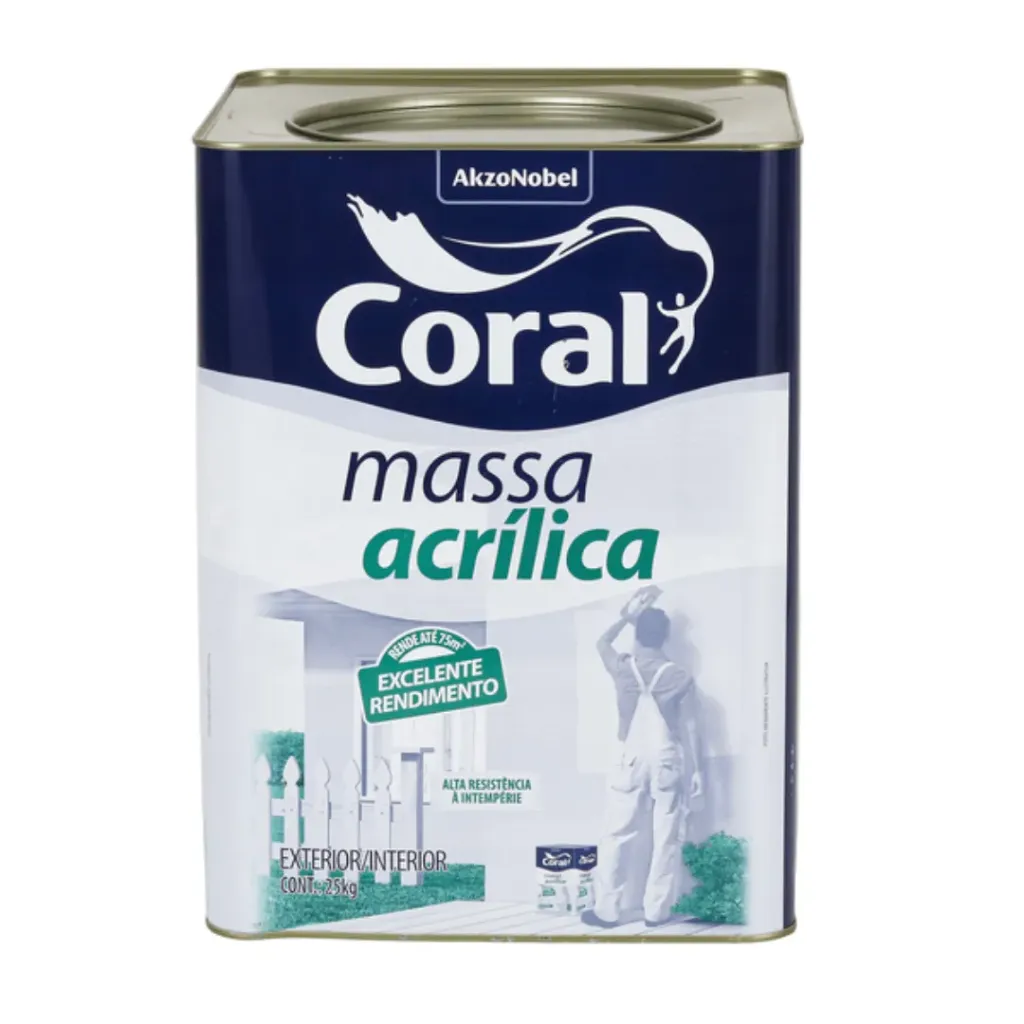 Coral Massa Acrílica 25kg