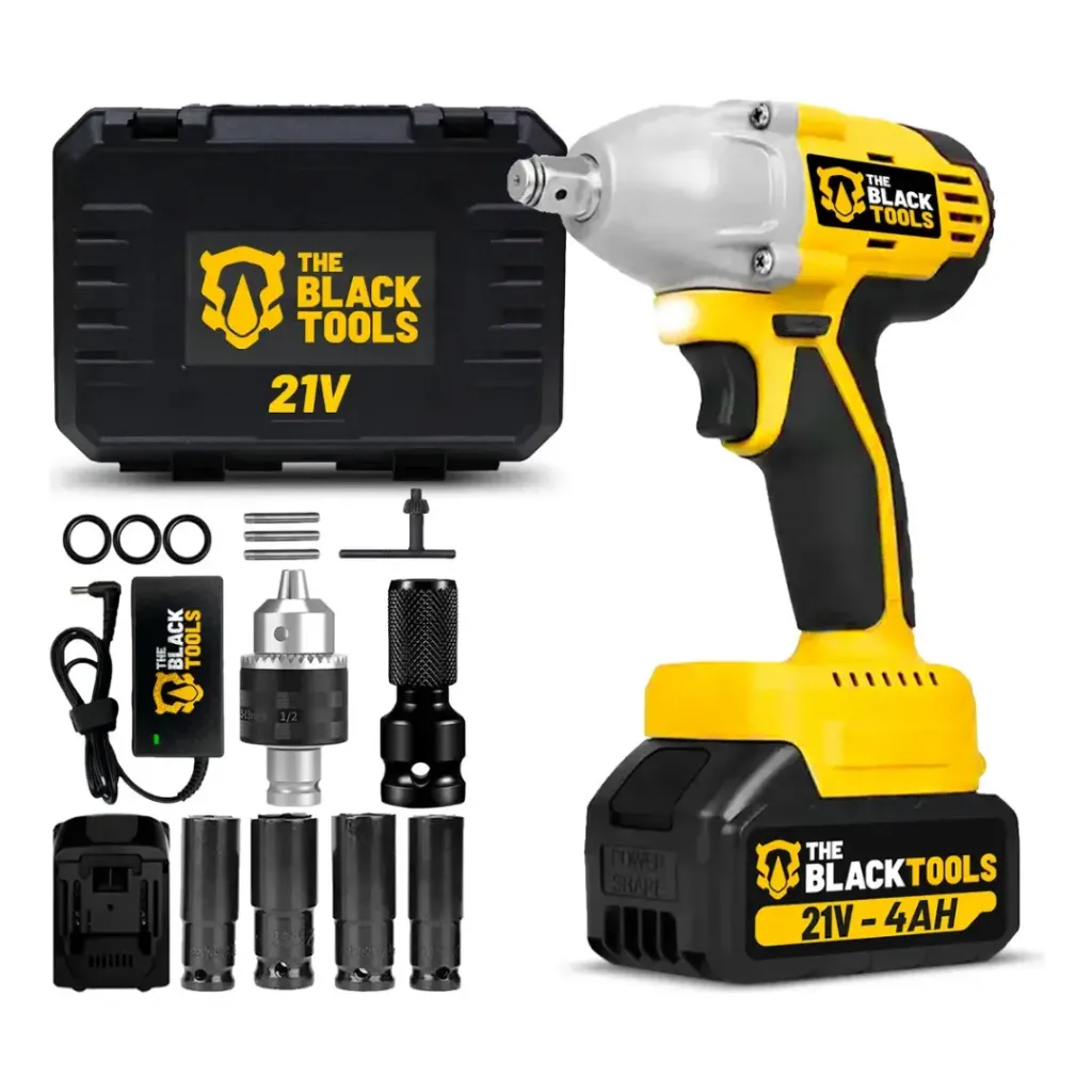 Chave de Impacto a Bateria 21V Brushless - The Black Tools (TB-21IK)