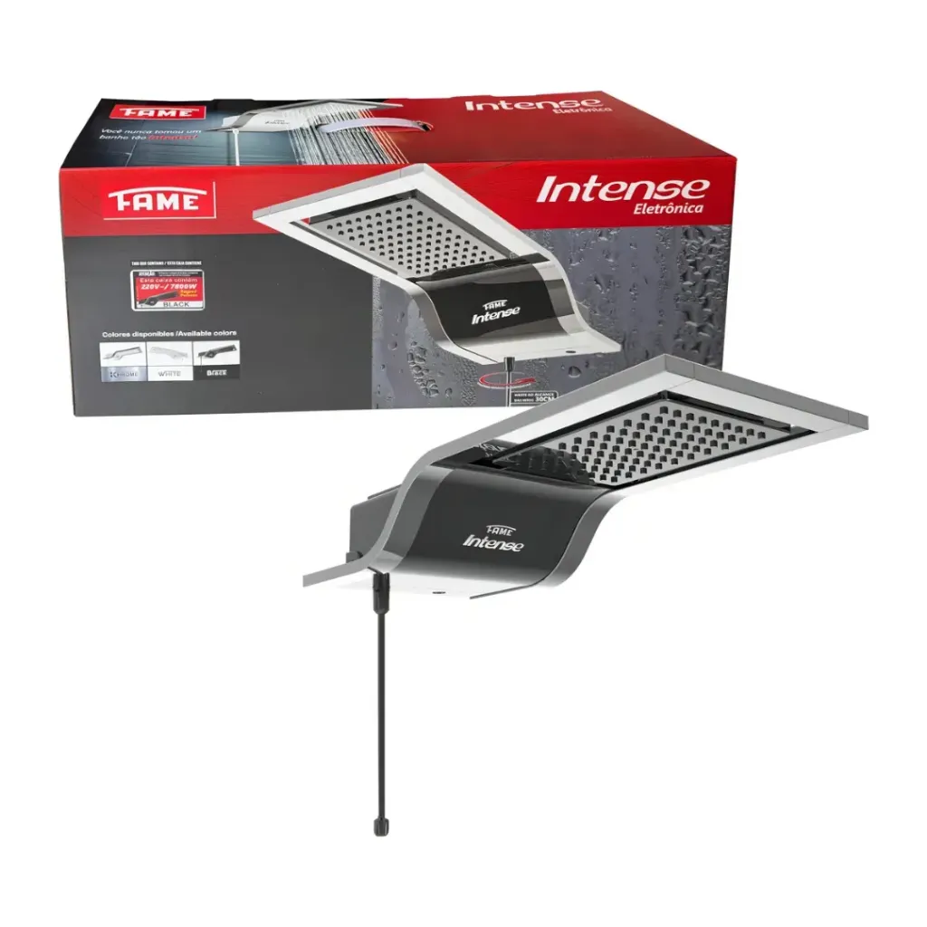 Chuveiro Eletrônico Fame Intense Black - 7800W (220V)