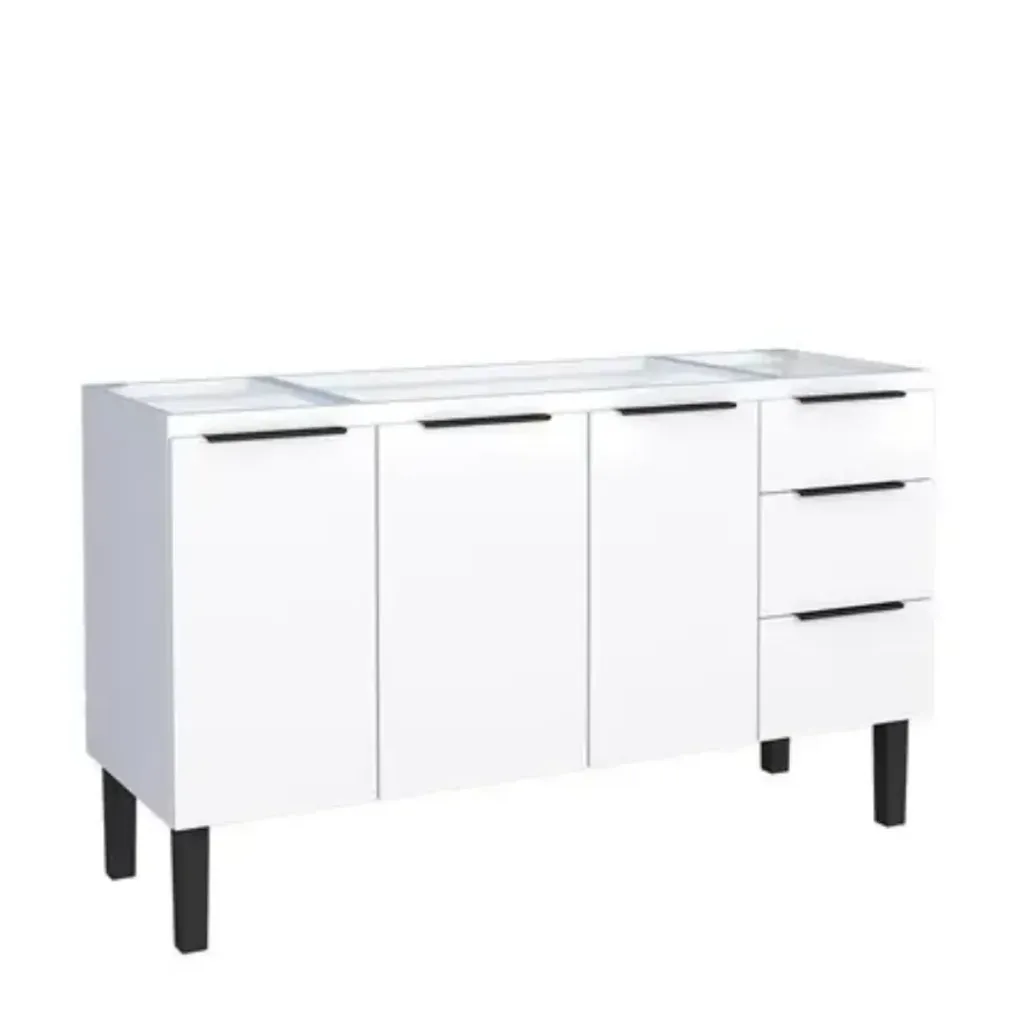 Gabinete de Aço Para Pia Júpter 150cm - Cozimax (Branco)