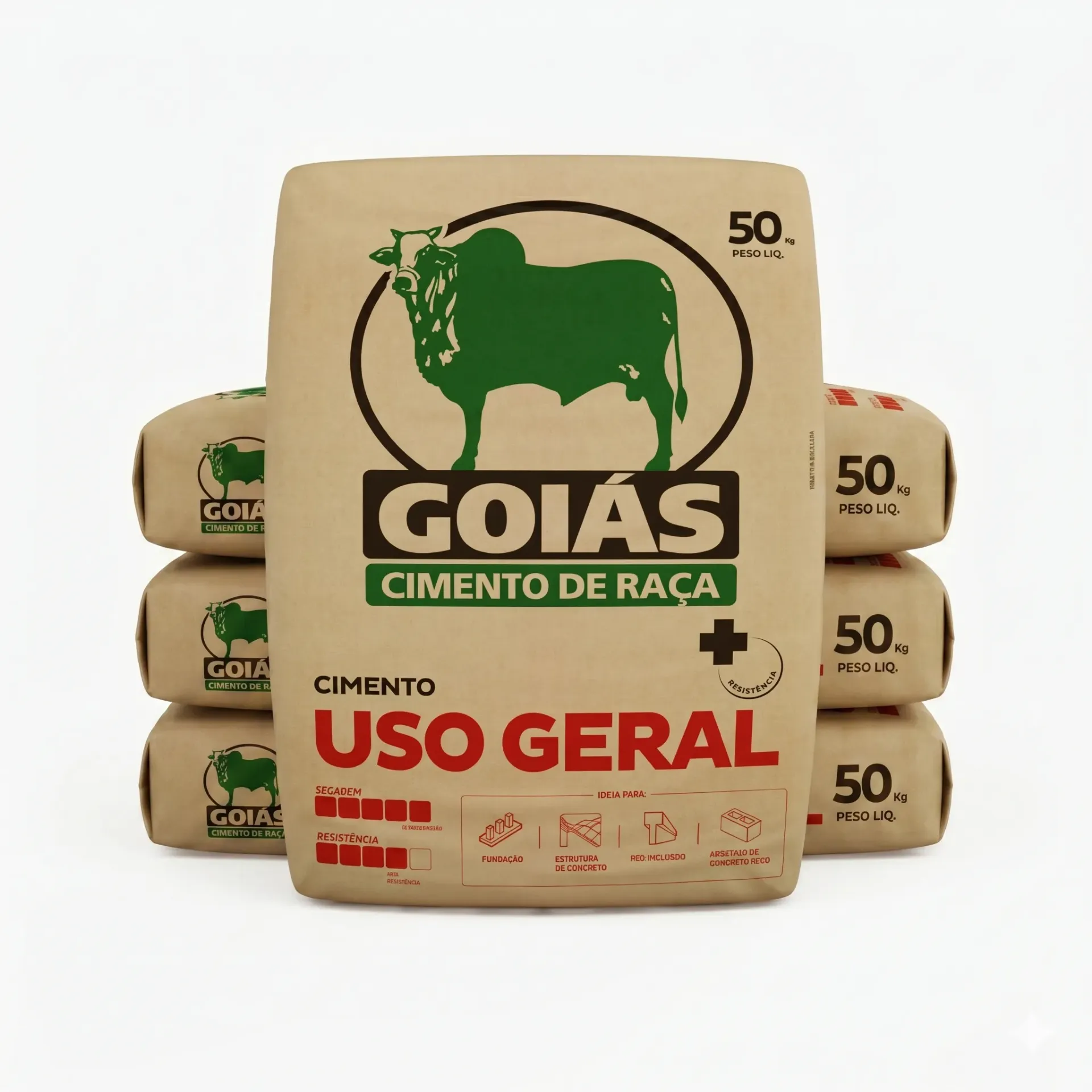 Cimento Goiás CP II F 32 - Uso Geral 50kg (PROMOÇÃO)